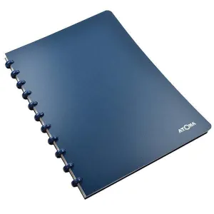 Atoma Classic Colours Polypropylene Cover Disc-Bound Refillable Notebook 210 x 295