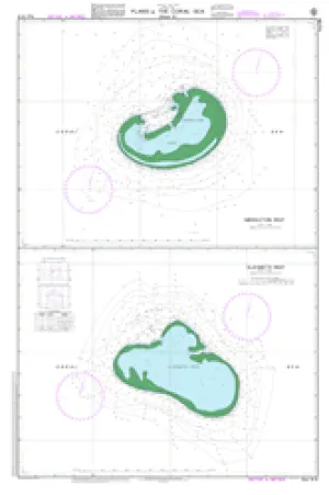 AUS618 Australia - East Coast - Coral Sea - Plans in The Coral Sea (Sheet 8)