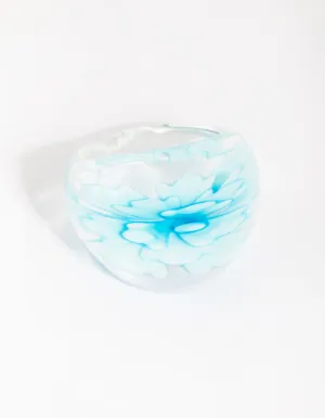 Blue Flower Ring