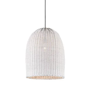 Bowerbird Hanging Lamp Medium in White