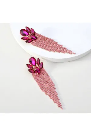 CHASING WATERFALLS EARRINGS PINK