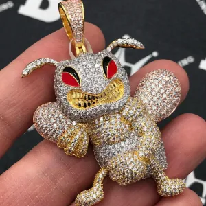 Killer Bee CZ Hip Hop Bling Bling Pendant