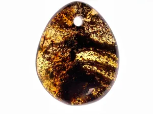 Mexican AMBER Crystal Pendant - Pendant Necklace, Handmade Jewelry, Healing Crystals and Stones, 48481