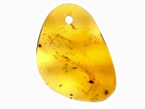 Mexican AMBER Crystal Pendant - Pendant Necklace, Handmade Jewelry, Healing Crystals and Stones, 48510