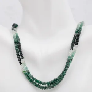 Natural Emerald Necklace Green Emerald Necklace Emerald Beads Green Gemstone beads Emerald stone beads emerald gemstone beads 2 -3mm SKU: 108736