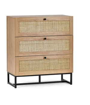 Padstow 3 Drawer Chest - Oak