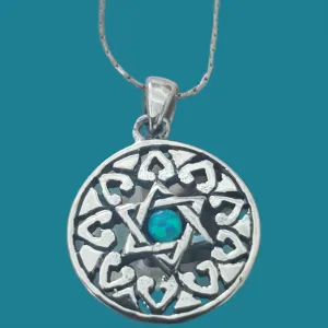 Star of David silver pendant